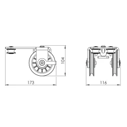 TRUMPF 95 - Head Pulley Block (downwards)