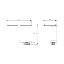 TRUMPF 95 - Top Cord Track Suspension Bracket