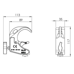 TRUMPF 95 - G-CLAMP 48/60