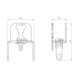 G-TRACK Variable End Stop with Curtain Receivers