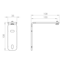 G-TRACK Interior Wall Mount Bracket