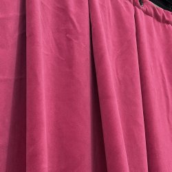 FORTPPE i cherise velour, damesidefolder