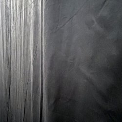 FORTPPE i sort satinmolton