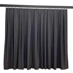 FORTPPE i sort satinmolton