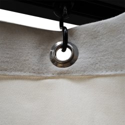 FORTPPE i hvid satinmolton